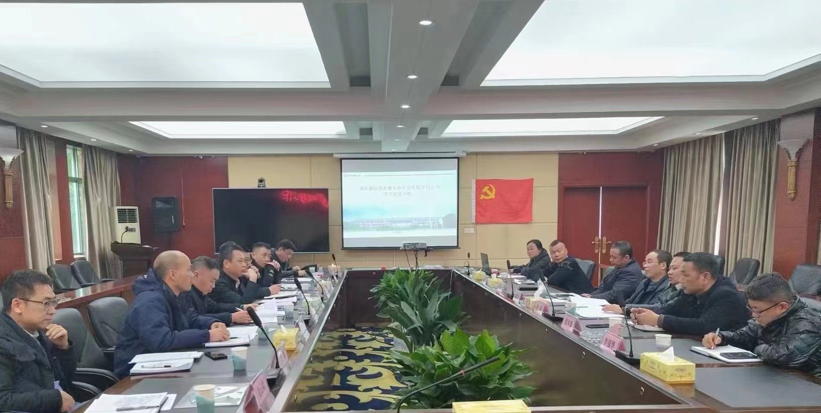 株洲航電分公司、空洲島公司聯(lián)合調(diào)研安江水電站和清水塘水電站